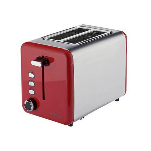 Cookworks Brushed New 2 Slice Toaster Red kitchen appliances Sainsburys   