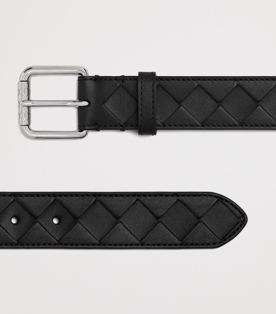 Bottega Veneta Intrecciato Leather Stamp belt, UK version