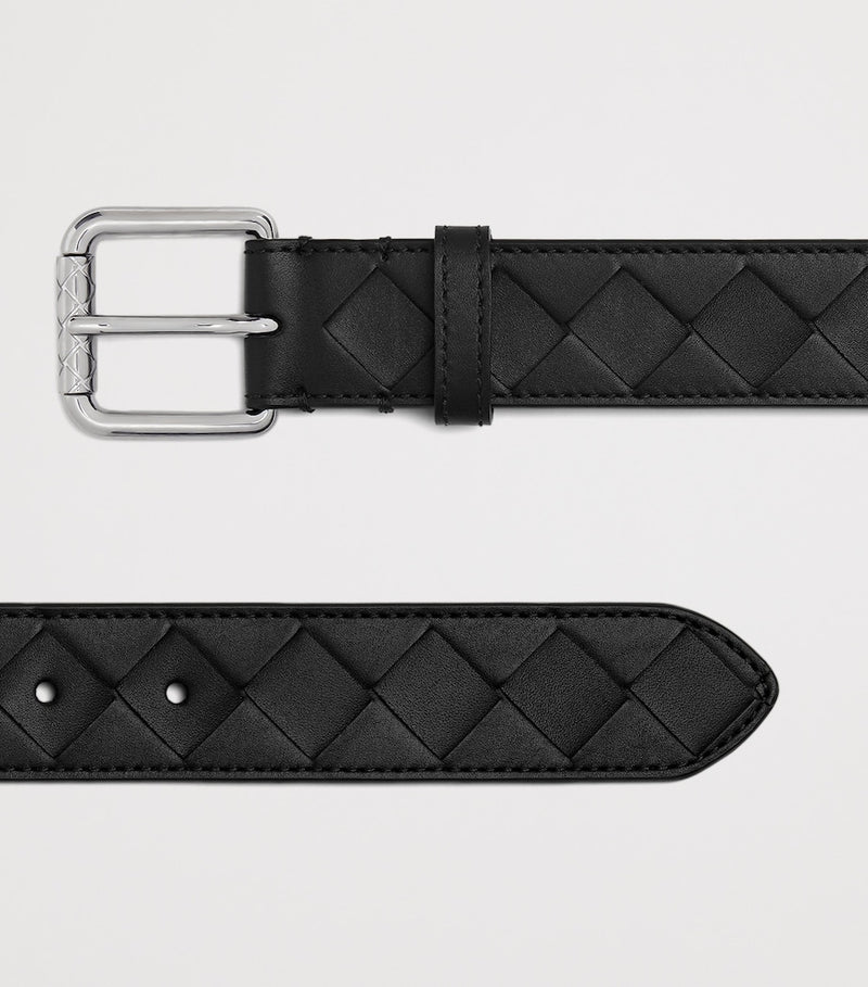 Bottega Veneta Intrecciato Leather Stamp belt, UK version
