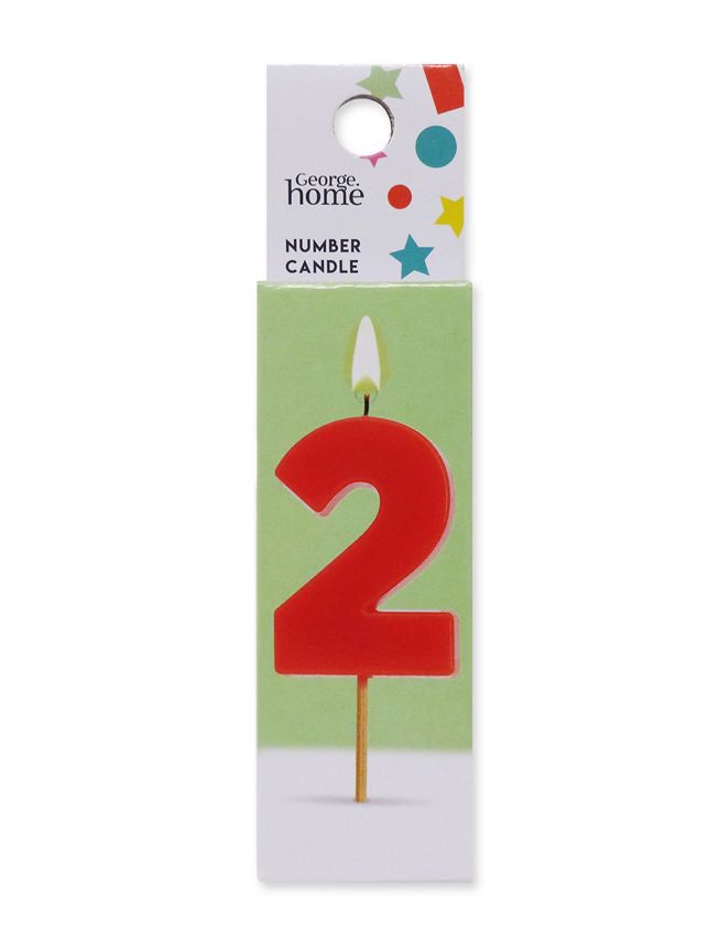 George Home Number Candle 2