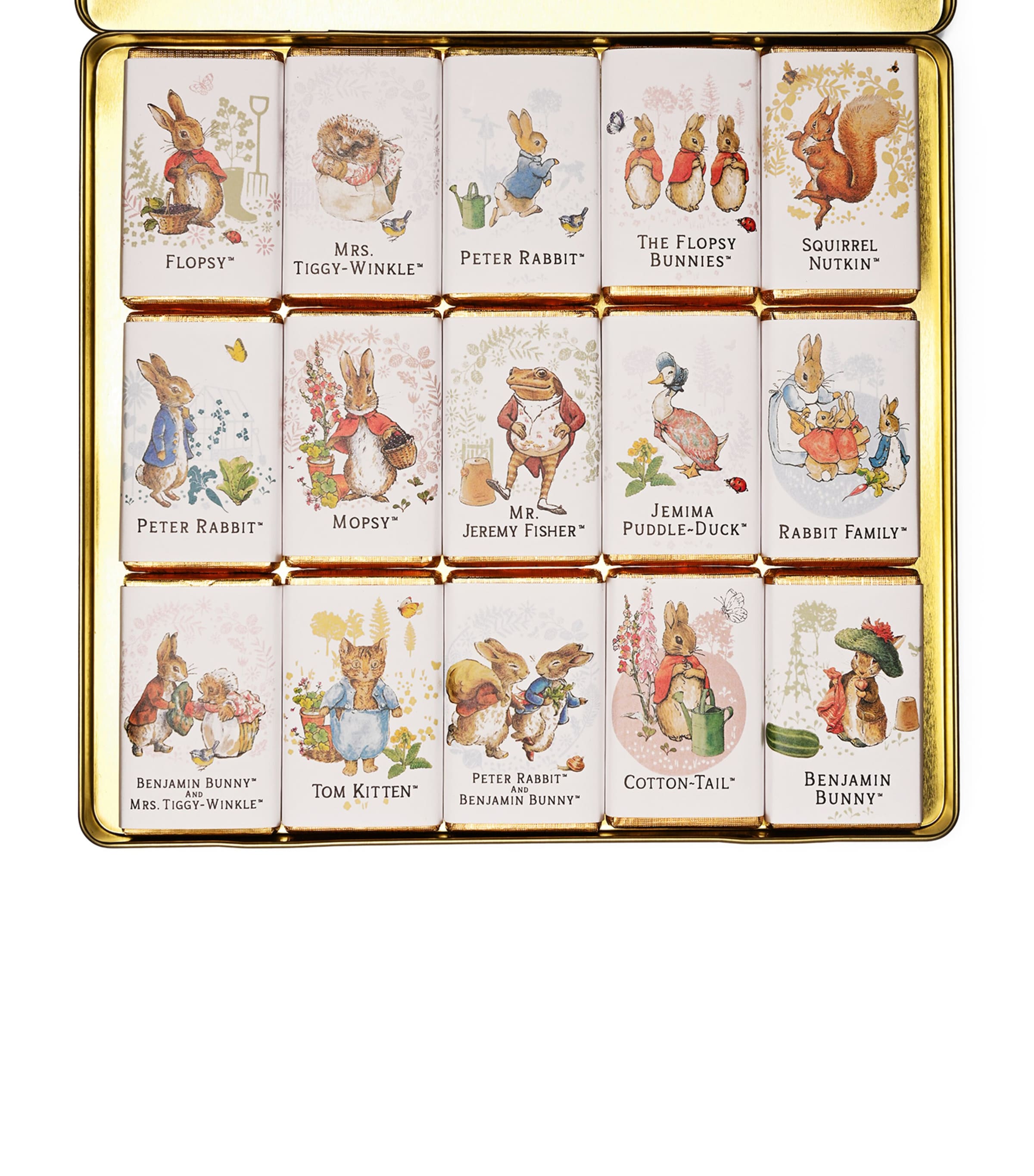 Charbonnel et Walker Peter Rabbit Chocolate Slims Tin 150g - British product