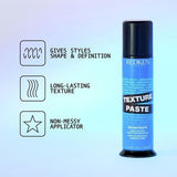 Redken haircare duo leave-in treatment and texture paste (British brand)