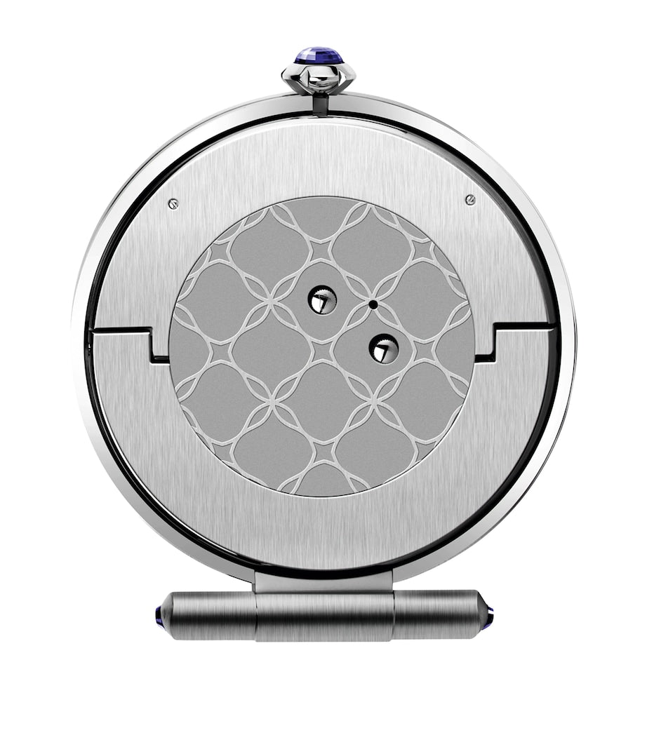 Chopard Imperial alarm clock in blue and silver-tone - British product
