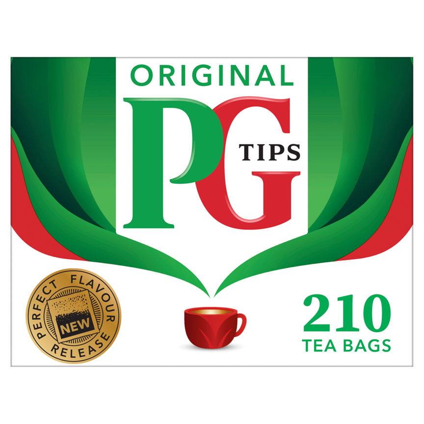 PG Tips 210 Original Tea Bags 609g GOODS ASDA   