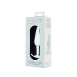 Clarity Utopian Floret glass butt plug 108mm - British product
