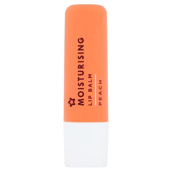 Superdrug Peach Flavour Lip Balm 4g (British brand)
