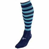 Precision Adult Pro Hooped Football Socks (7-12) GOODS Superdrug Navy/Sky Blue  