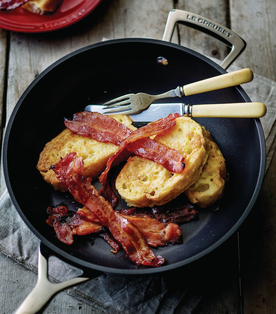 Le Creuset toughened non-stick deep frying pan 27cm, UK version