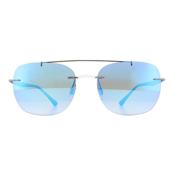 Ray-Ban 4280 blue mirrored men sunglasses (British brand)