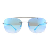Ray-Ban 4280 blue mirrored men sunglasses (British brand)