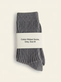 Ebby Fittizio ribbed stretch-cotton socks (British brand)