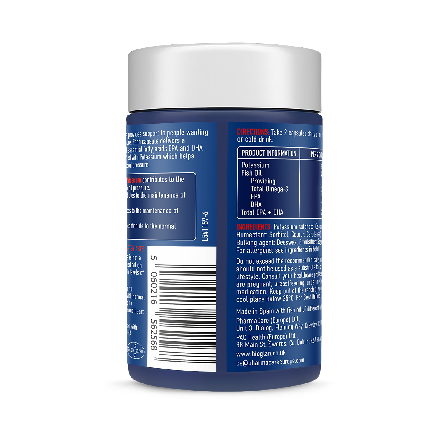 Bioglan Blood Pressure Formula 60 Capsules