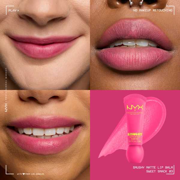 NYX Smushy Matte Lip Balm Sweet Smack (British brand)