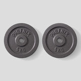 Phoenix Fitness weight plate 5kg 1 inch, UK version
