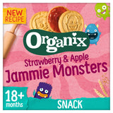 Organix Jammie Monsters Biscuits Toddler Snacks Multipack 18 months+ 8x8g snacks & rusks Sainsburys   