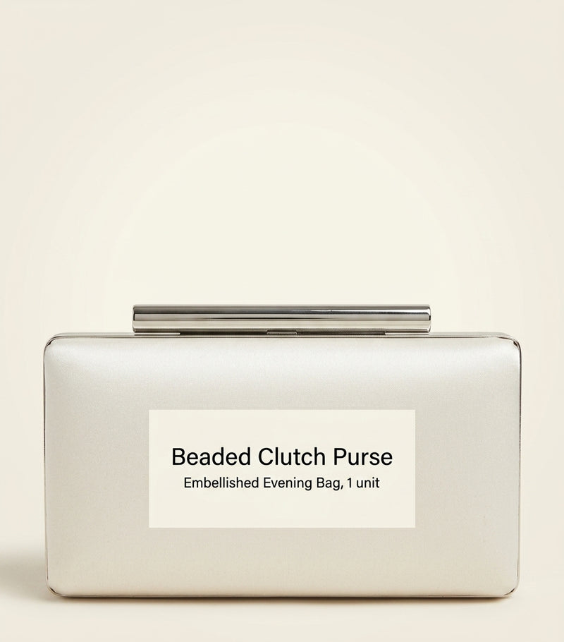 McQueen leather T-Bar box clutch bag, imported from the UK