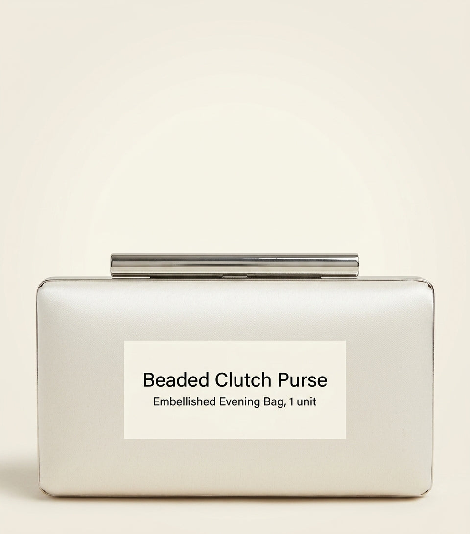 McQueen leather T-Bar box clutch bag, imported from the UK