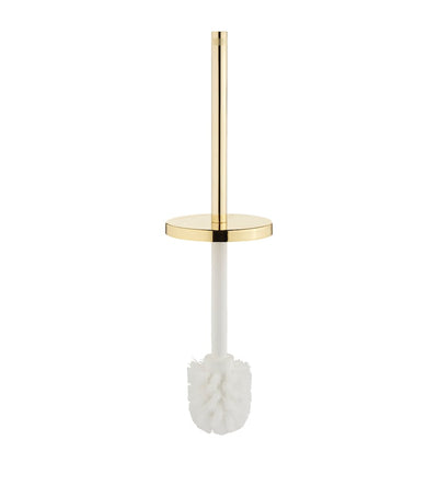 Roman Style Handcrafted Crystal and Gold Toilet Brush Holder
