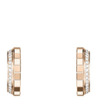 Chopard Ice Cube hoop earrings rose gold diamond (British brand)