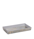 Labrazel painted glass Natasha tray with gold and silver shimmer, UK version