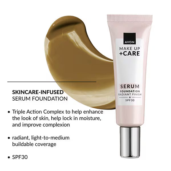 Avon Serum Foundation Caramel tinted moisturiser - British product