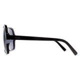 Atum Aelius Damen-Sonnenbrille in glänzendem Schwarz mit Rauchgrau, britische Version