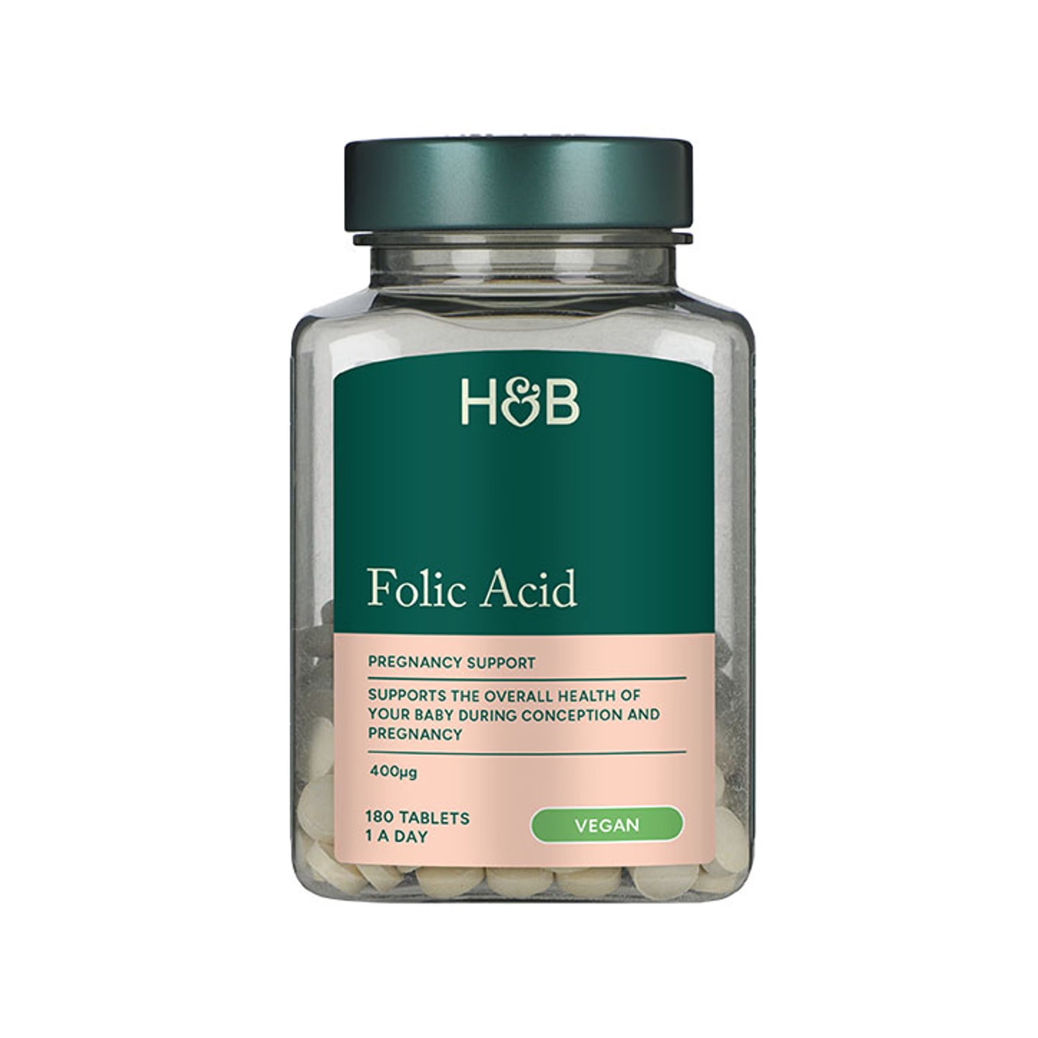 Holland & Barrett folic acid tablets 180ct, UK version