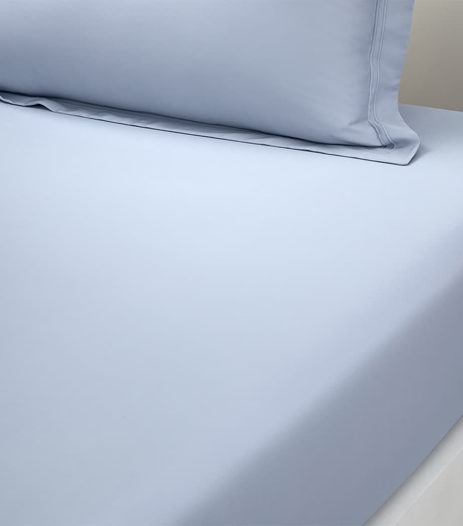 Yves Delorme triomphe celeste king fitted sheet, 150cm x 200cm (British brand)