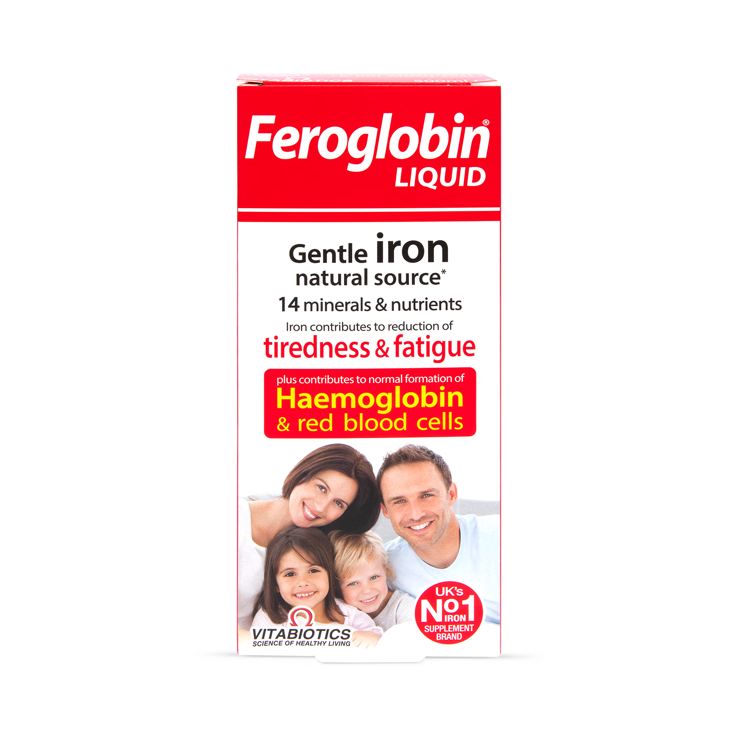 Vitabiotics Feroglobin Liquid 500ml (British brand)