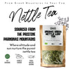 APSOGO organic nettle leaf tea loose leaf 75g, imported from the UK