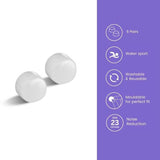 EarHub soft silicone earplugs 6 pairs (British brand)