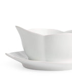 Royal Copenhagen white fluted sauce boat 550ml, imported from the UK
