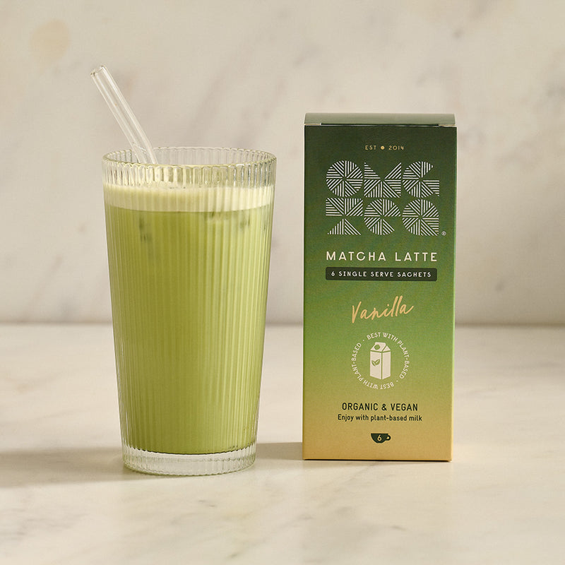OMGTEA Matcha Latte Vanilla 6 Sachets, UK version