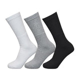 Exceptio Kids Multi Sport Crew Socks (Pack Of 3) (12 -4) GOODS Superdrug Black/Grey/White  