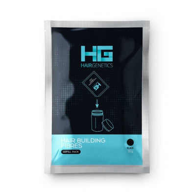 Superdrug Hair Genetics Hair Building Fibres Refill Pack Black 50g- Buy online at McGrocer