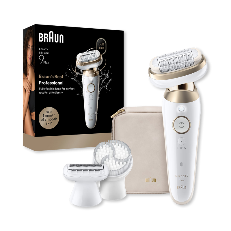 Braun Silk·épil 9 Flex gold epilator - British product
