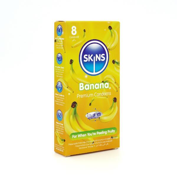 Skins Banana flavoured condoms 8 pack - British product