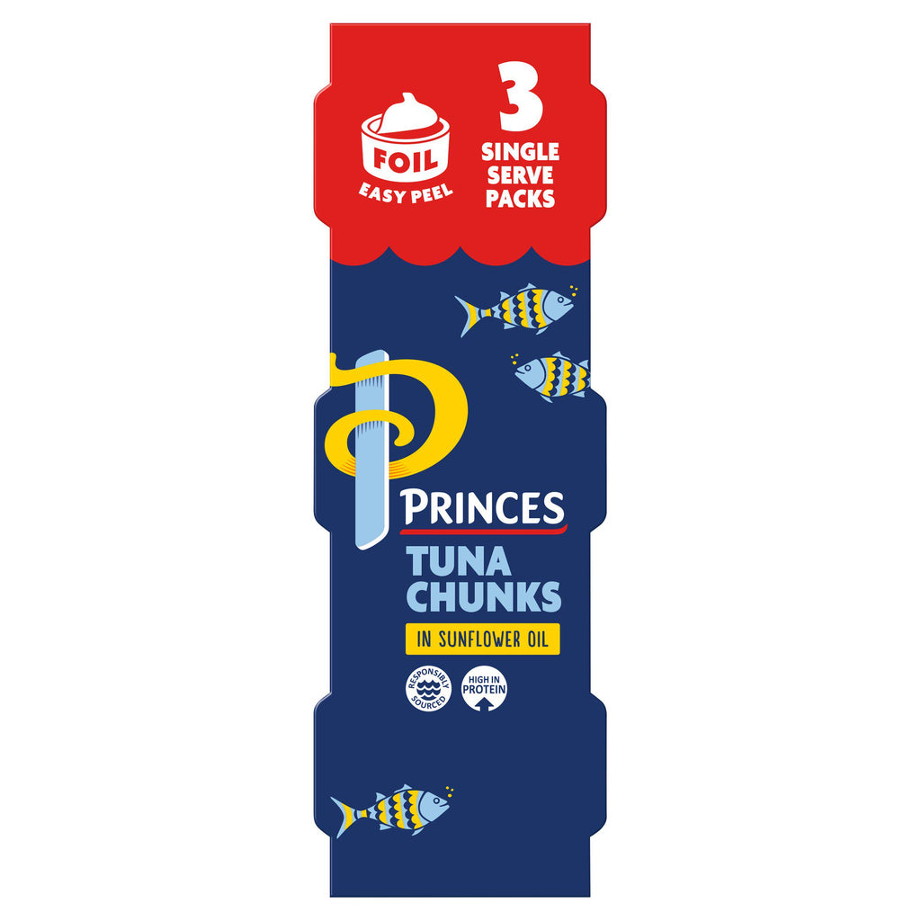 Princes Tuna Chunks in Sunflower Oil 3x80g (3x56g)