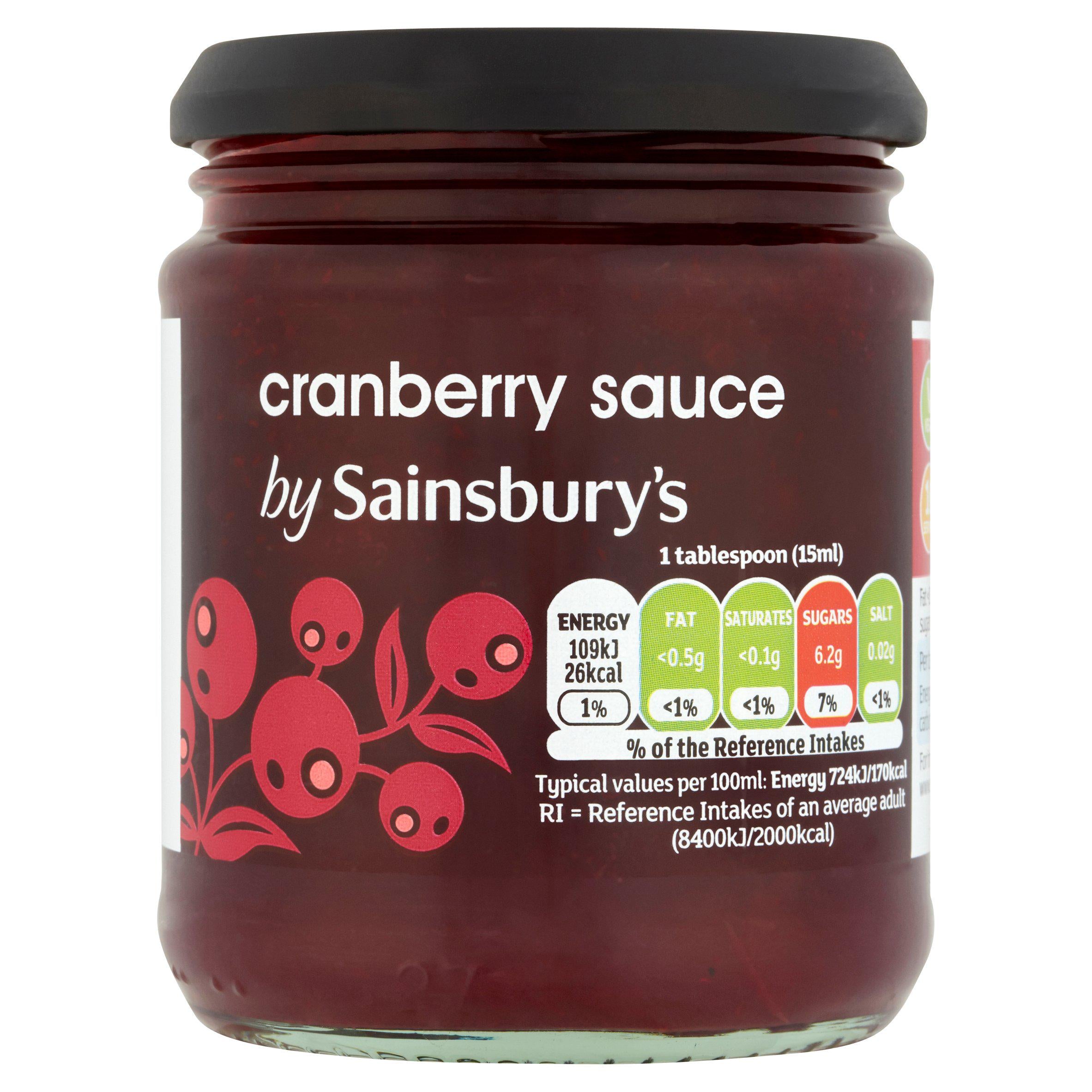 Sainsbury's Cranberry Sauce 250ml GOODS Sainsburys   