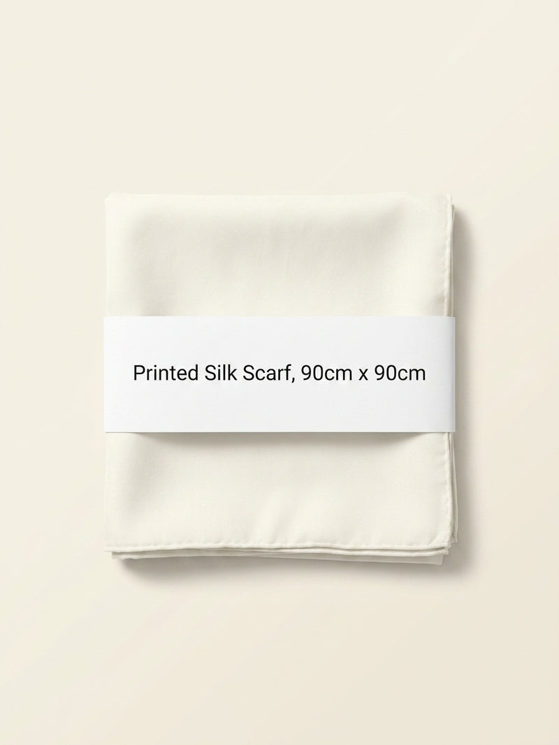 Cartier graphic-print silk-twill scarf 90cm - British product