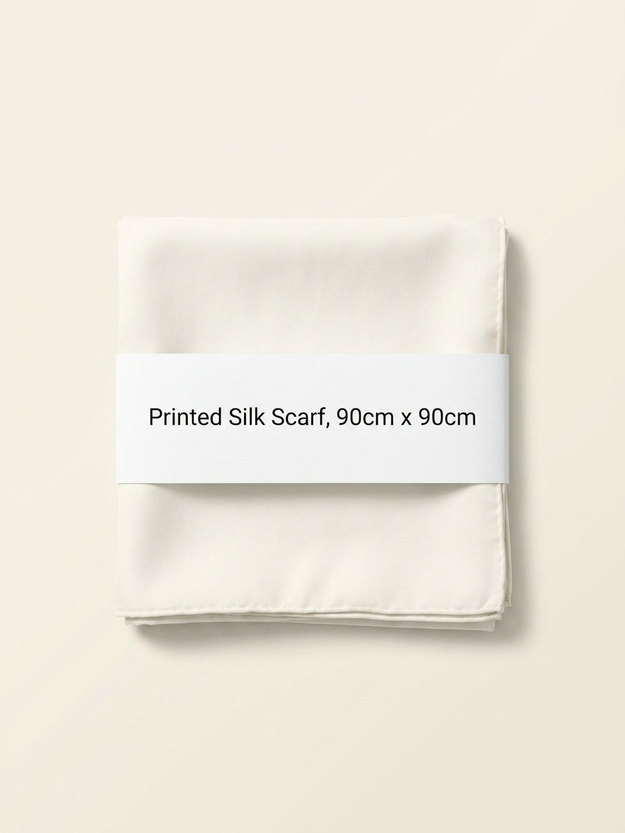 Cartier graphic-print silk-twill scarf 90cm - British product