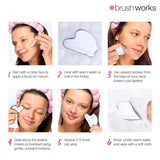 Brushworks terahertz gua sha facial massage tool (British brand)