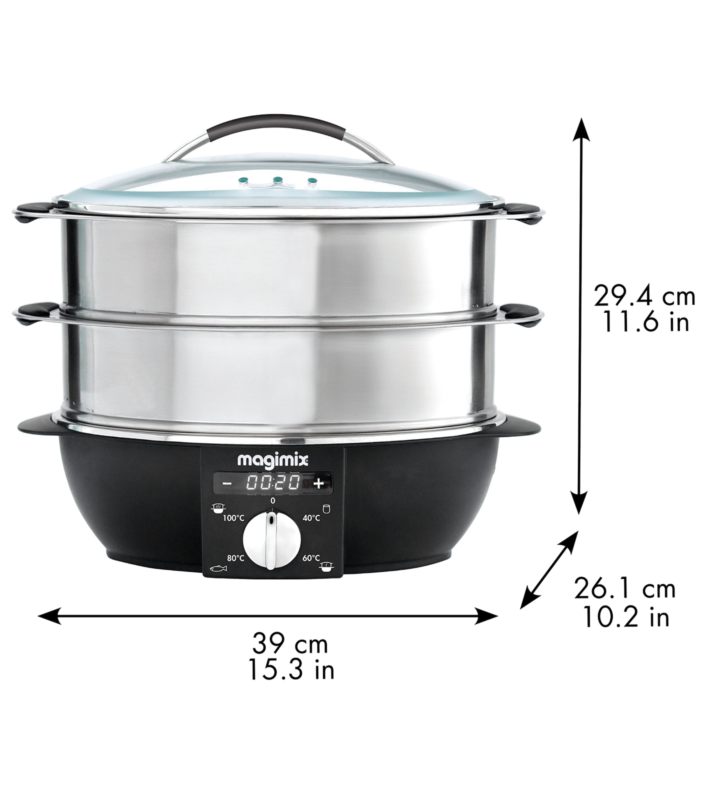 Magimix multi-function steamer, imported from the UK