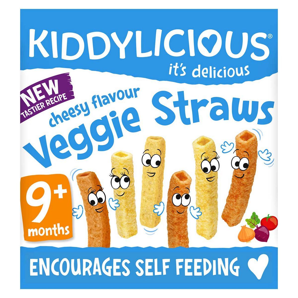 Kiddylicious Cheesy Straws 12g snacks & rusks Boots   