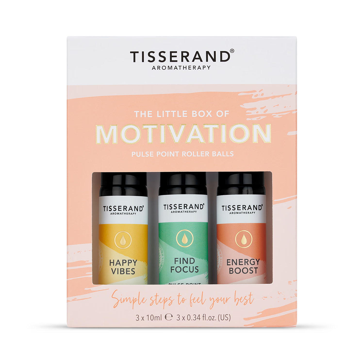 Tisserand The Little Box Of Motivation Essential Oils 3x10ml (British brand)