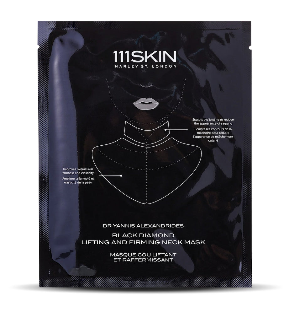 111Skin Black Diamond neck mask set 5x43ml - British product