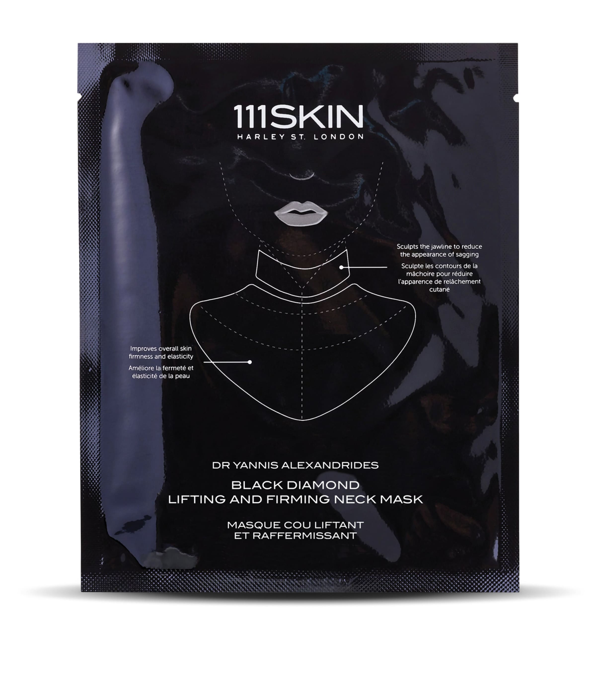 111Skin Black Diamond neck mask set 5x43ml - British product