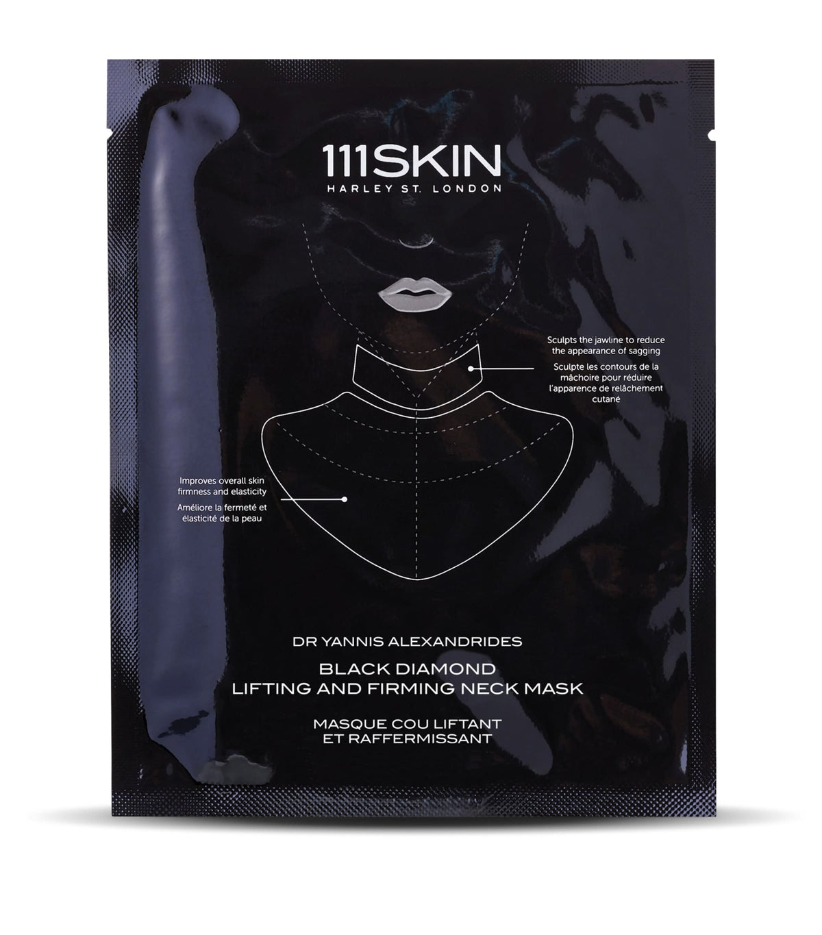 111Skin Black Diamond neck mask set 5x43ml - British product