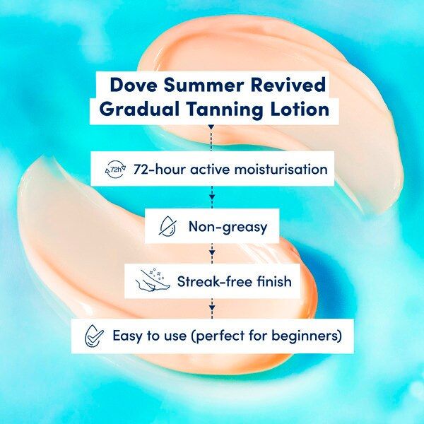 Dove Dermaspa Gradual Tan Lotion Medium To Dark 200ml GOODS Superdrug   