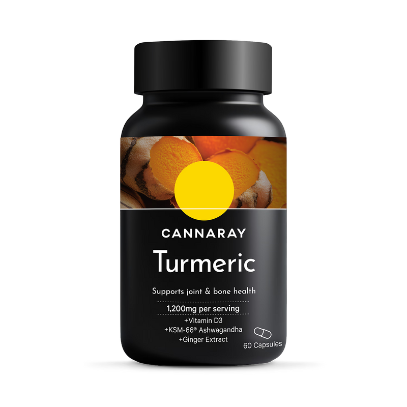 Cannaray Turmeric Capsules 1200mg 60 Capsules